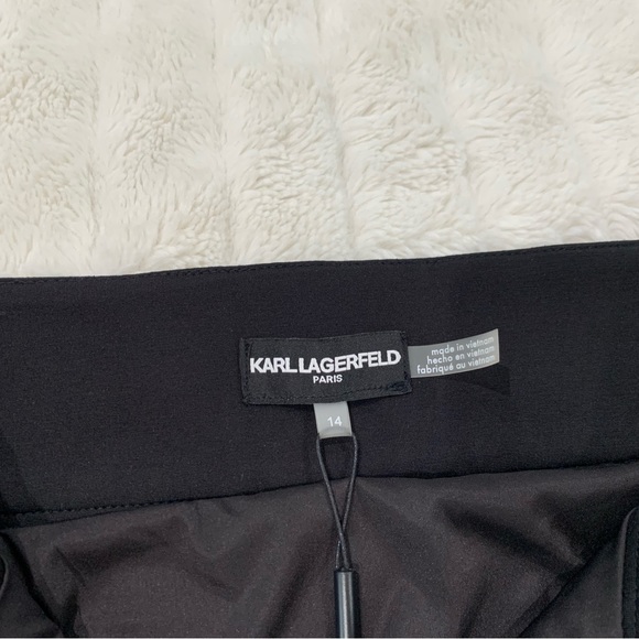 Karl Lagerfeld Faux Leather Skirt - Picture 6 of 6